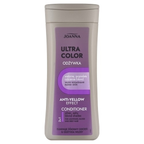 Joanna Ultra Conditioner for blonde hair - 200 ml for shine