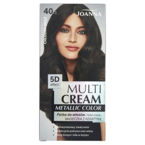 Joanna Multi Color Metallic 40.5 Cool Brown - Hair dye with metallic effect