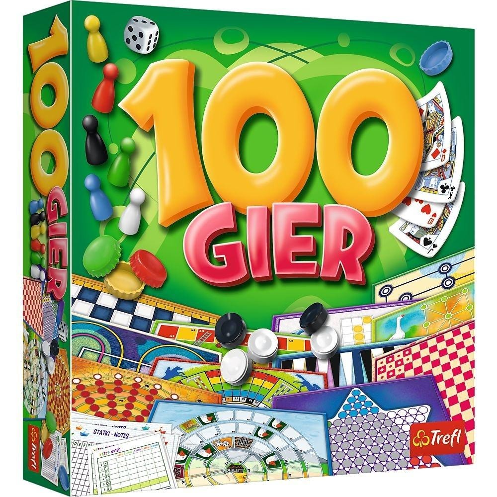 Trefl Game 100 games - board and card game for the whole family