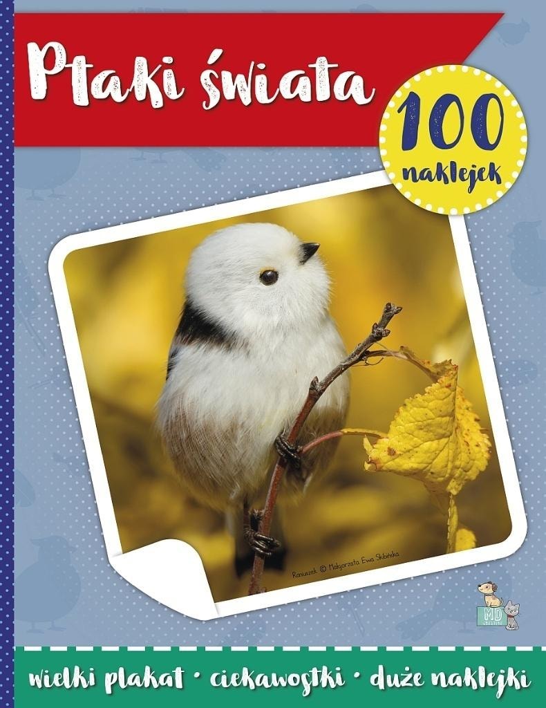 MD Creative: World of Birds Stickers + Educational Poster - Discover the world of birds!
