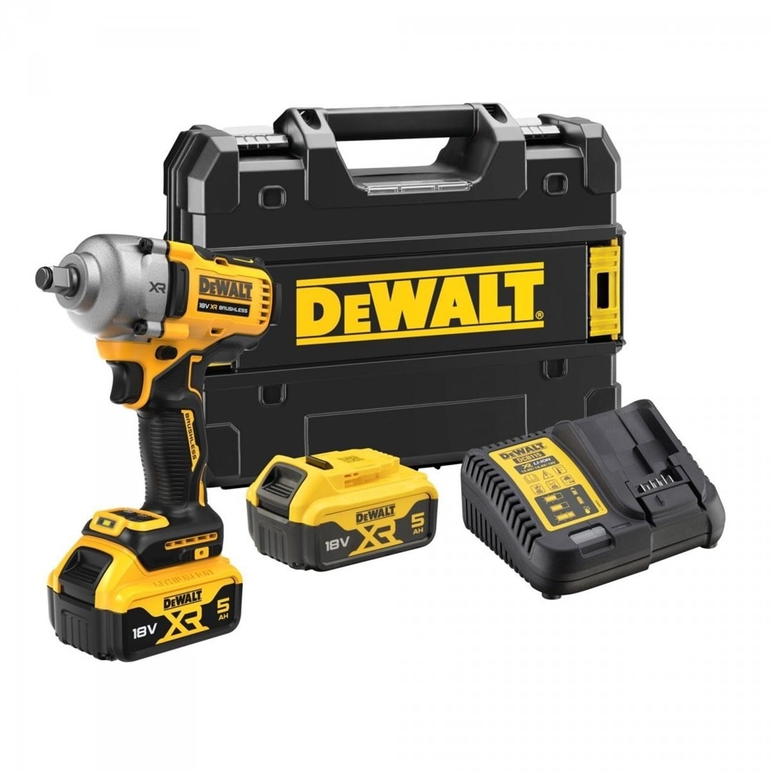 DeWalt 1/2" Impact Wrench 2x5Ah DCF891P2T - reliable tool for professionals