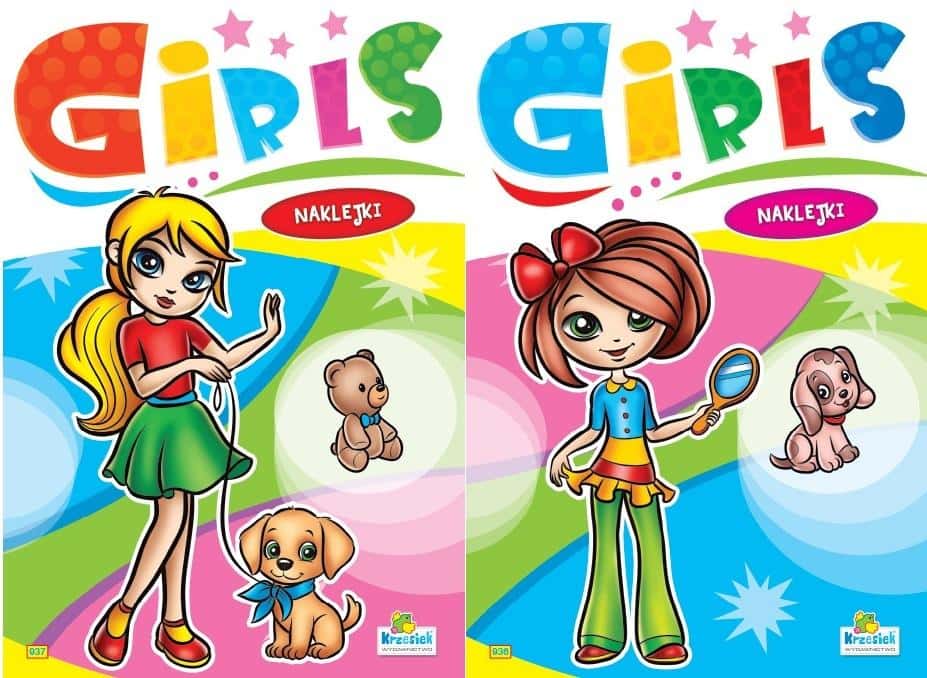 Girls Sticker Book Girls MIX - creative fun for girls