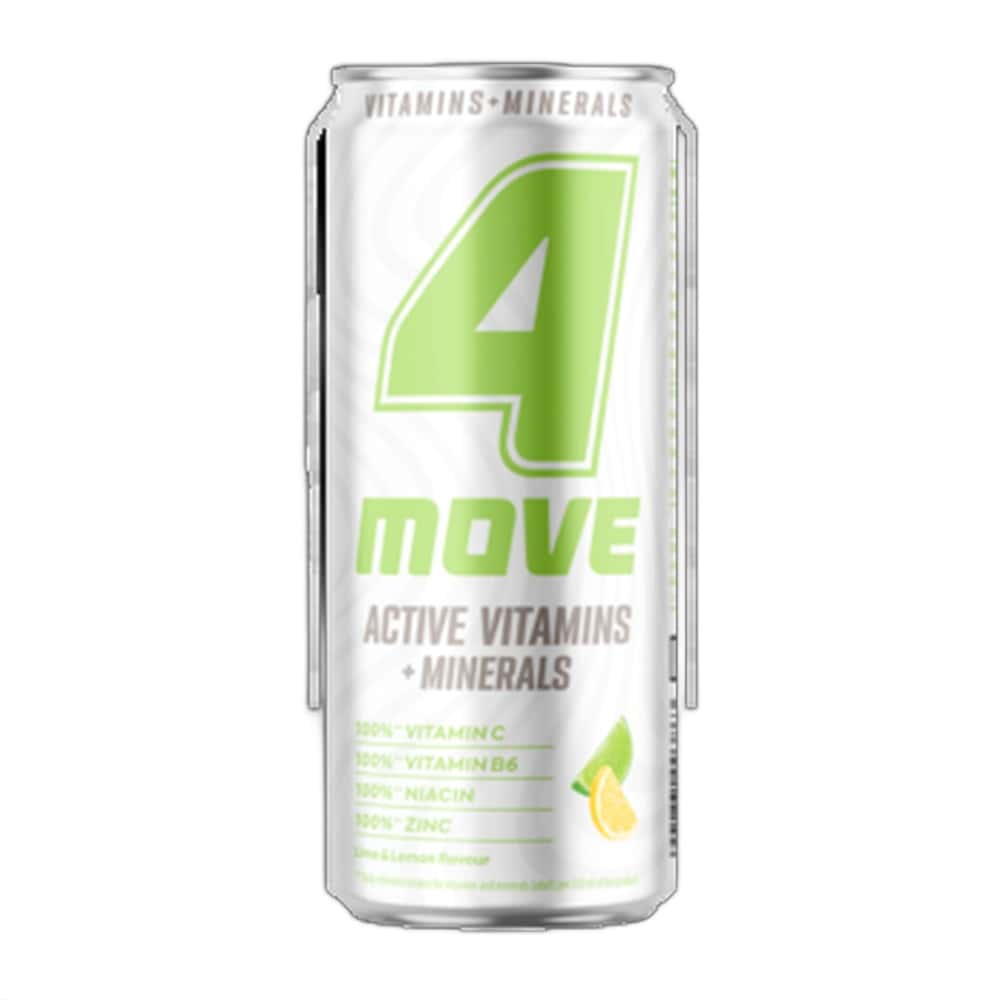 4MOVE Nap Vit+Min - Refreshing vitamin drink lime-lemon 330ml