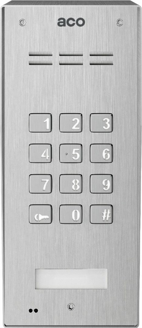 ACO FAM-P-ZSACC NT - Surface-mounted panel with code lock and proximity reader