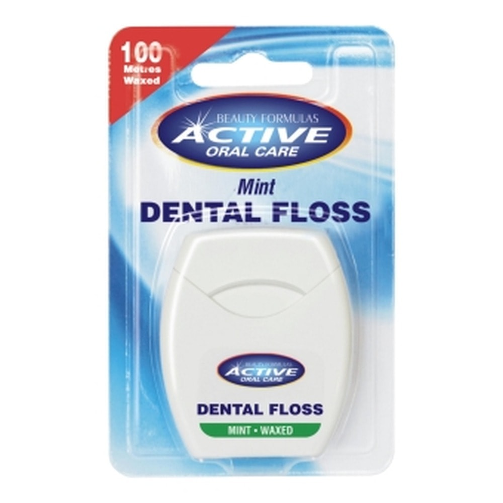 Beauty Form-as Active Dental floss mint waxed - for a healthy smile