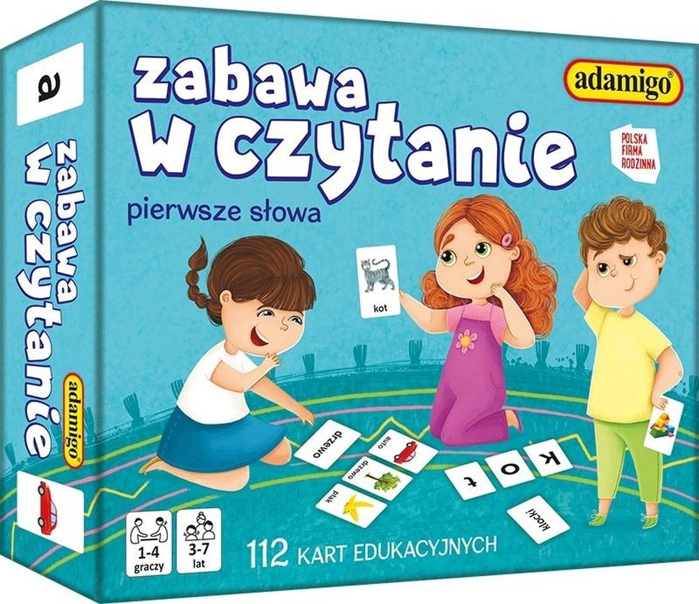 Adamigo Zabawa w czytanie: nauka liter dla dzieci 3-7 lat