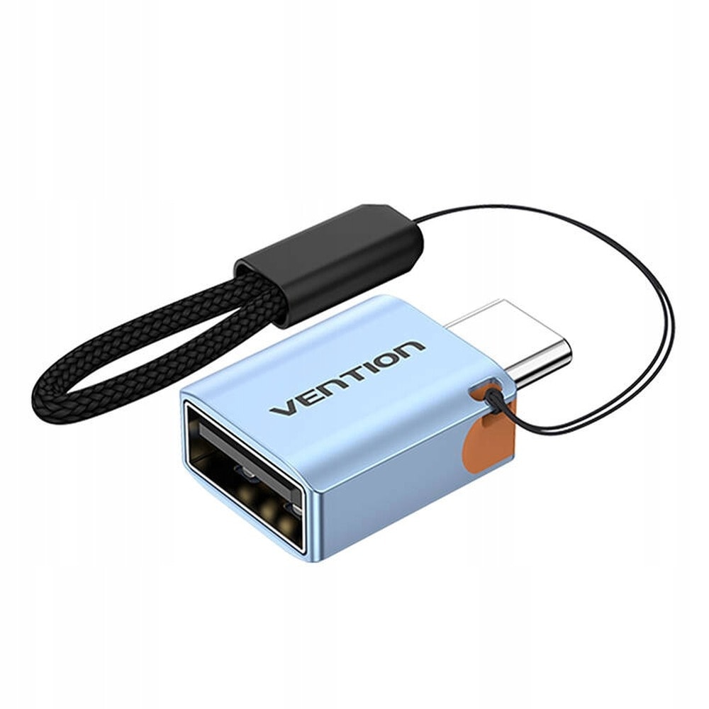 Vention Adapter OTG USB-C to USB-A with Lanyard - Aluminum