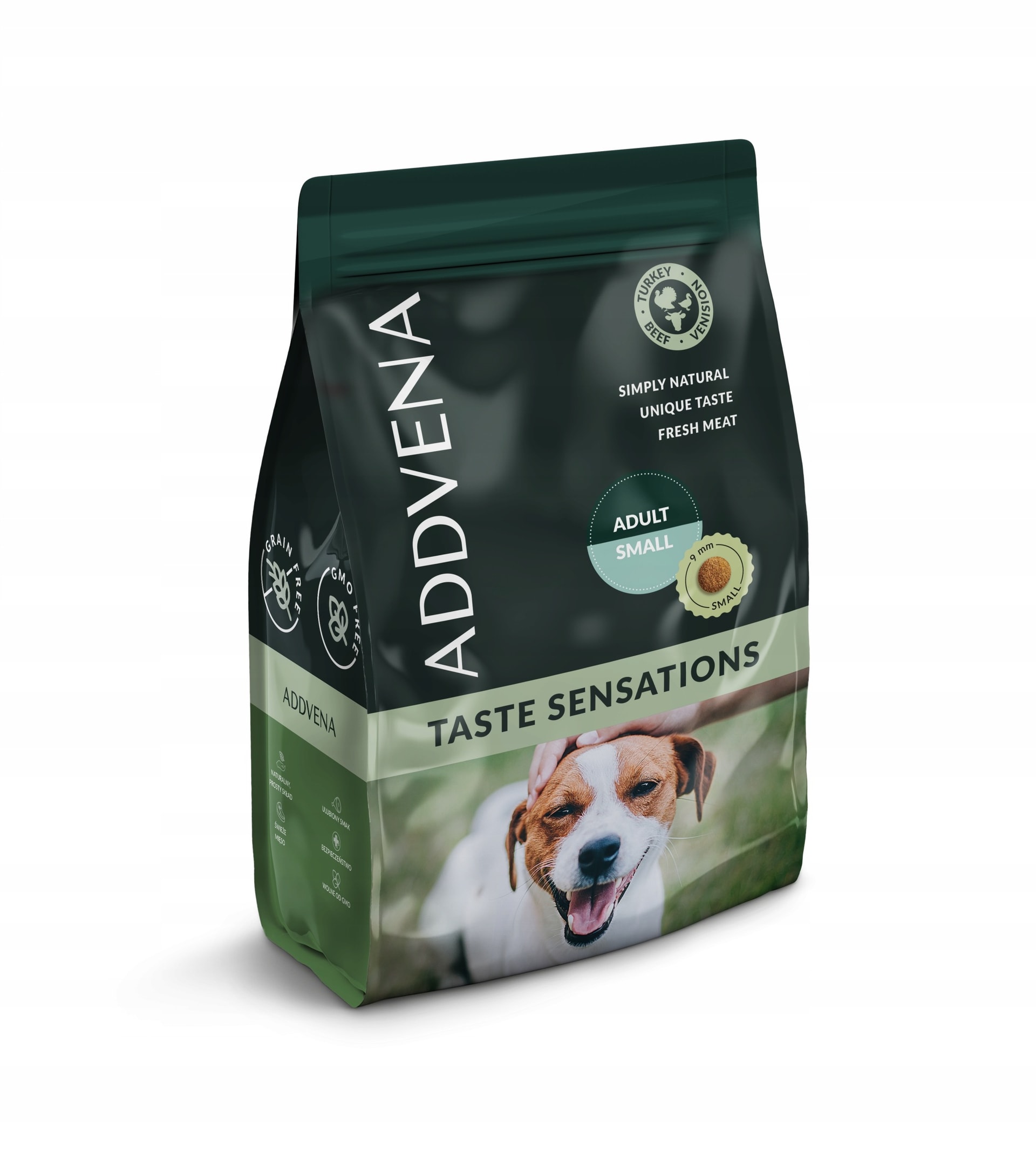 ADDVENA TASTE SENSATIONS - Food for small breed dogs 2.5kg