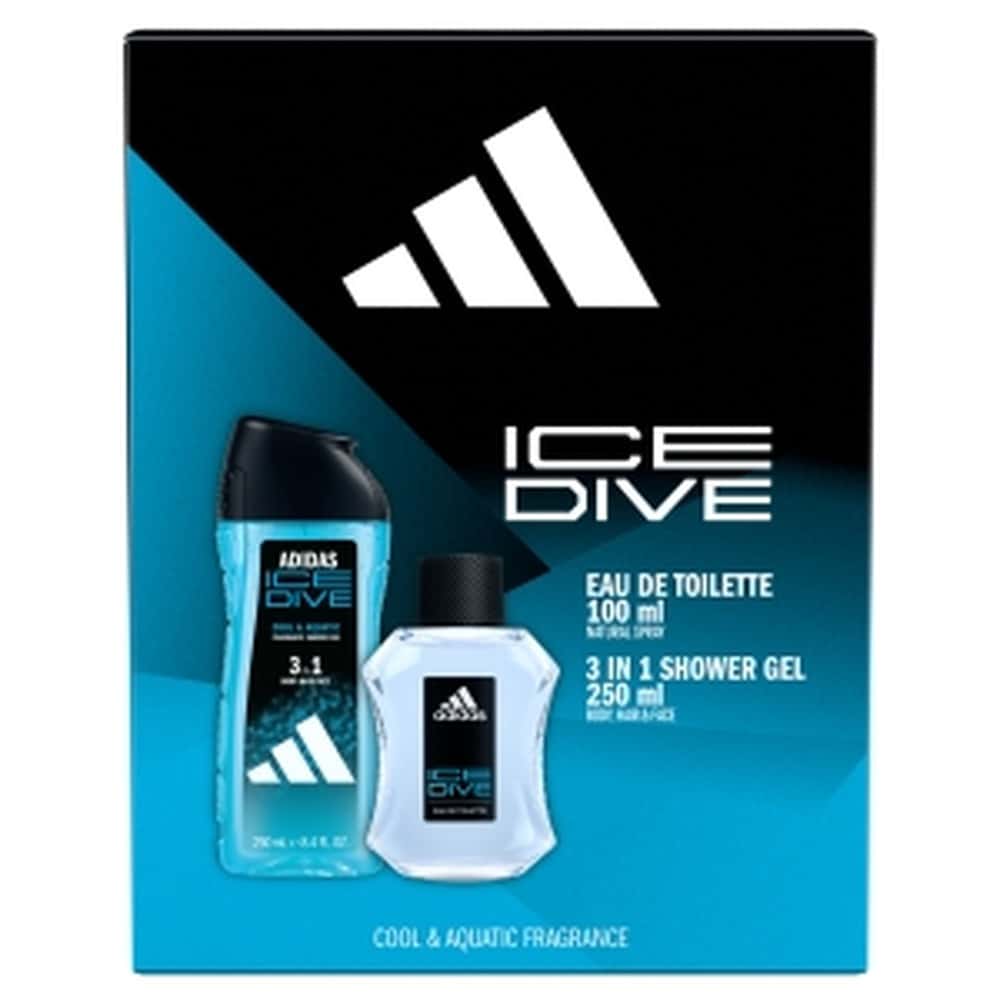 Adidas Ice Dive - EDT 100ml + Shower Gel Gift Set for Men