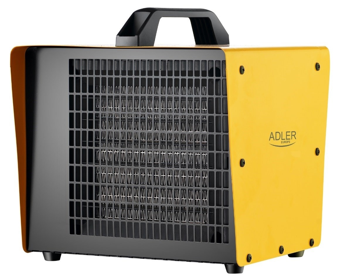 Adler AD 7740 - Ceramic Heater 3000W, Yellow - Comfort and Warmth