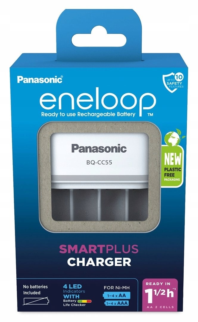 Panasonic Eneloop BQ-CC55 - Charger for Ni-MH Batteries