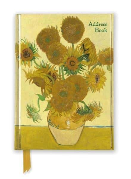 Flame Tree Address book - Sunflower index Vincent