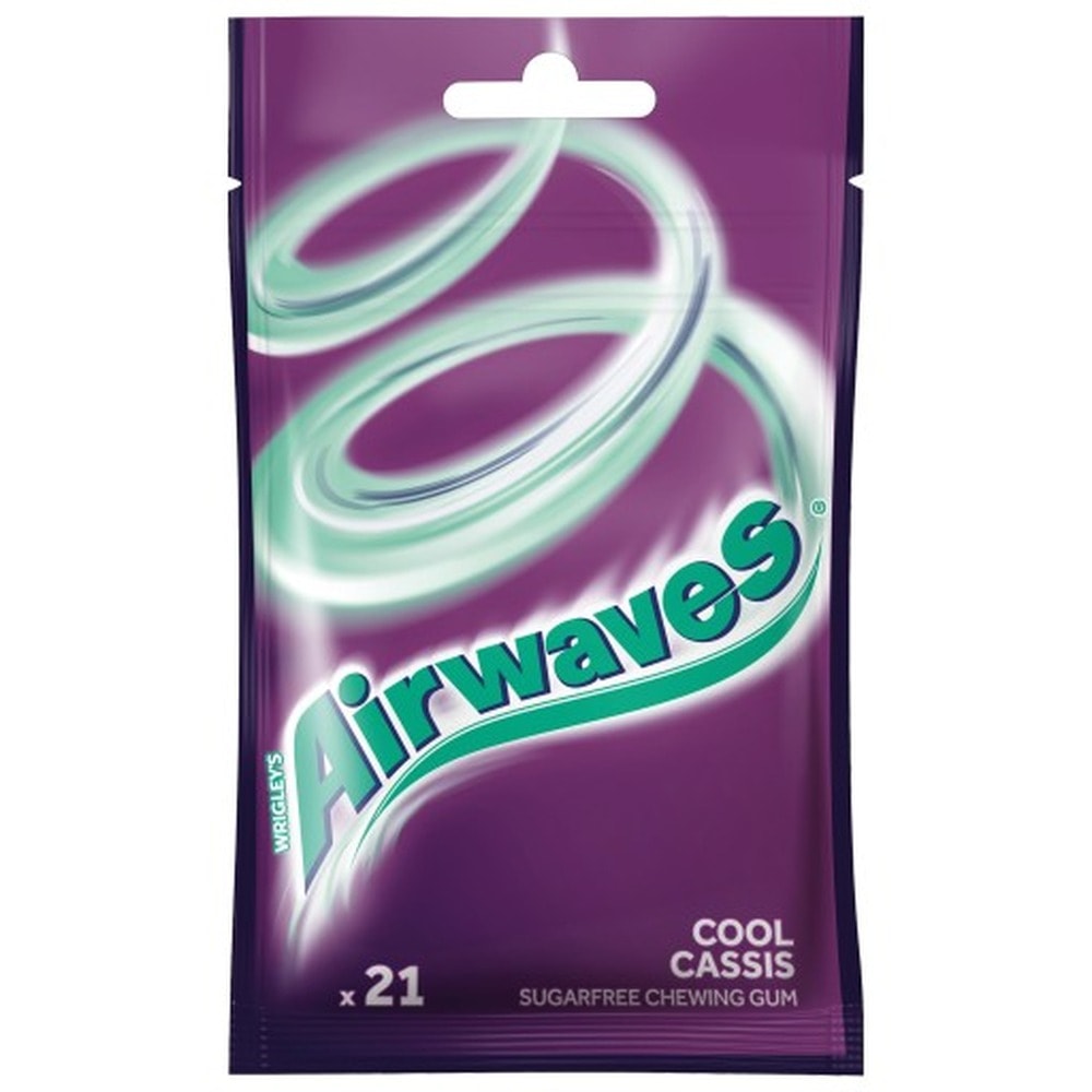 Airwaves Cool Cassis - Sugar-free chewing gum with blackcurrant 21 pcs.