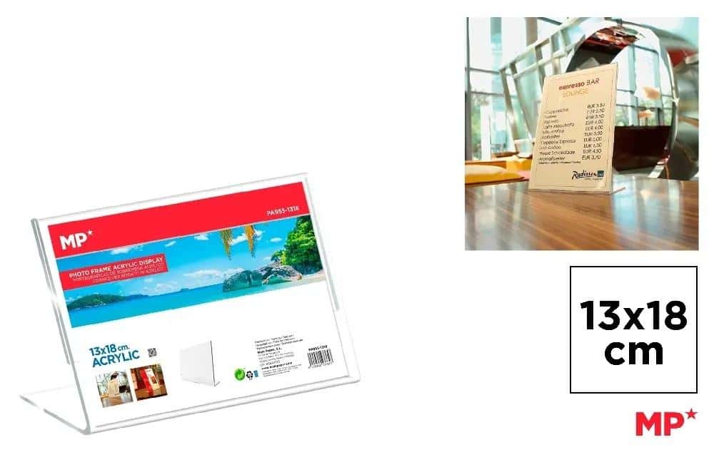 Acrylic desk frame 13x18 cm - elegant addition to your interior