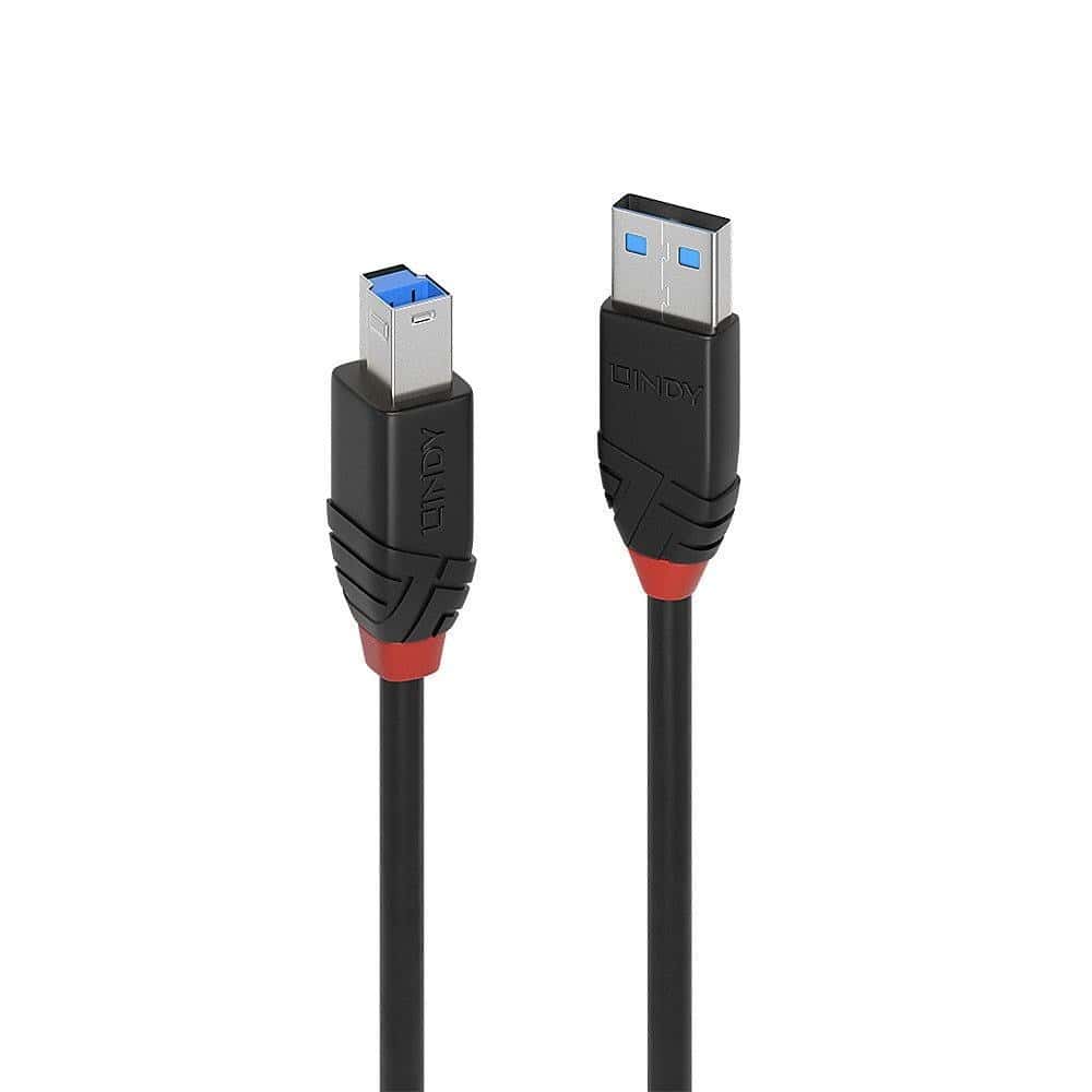 Lindy Active USB 3.0 A/B Cable 10m - reliable connection