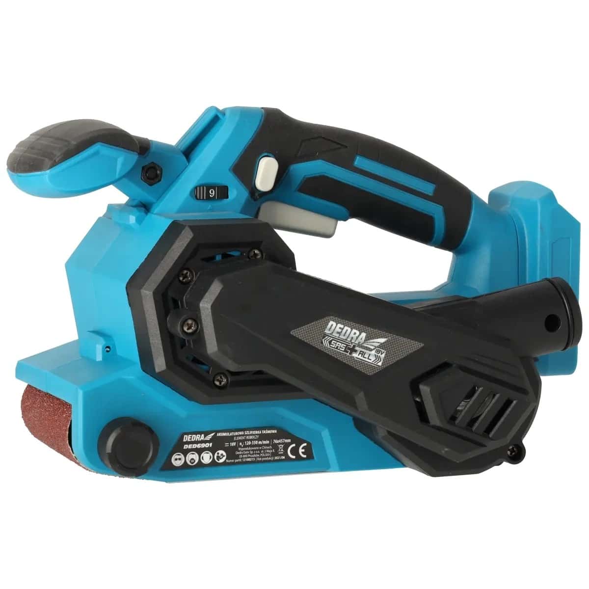DEDRA 18V Cordless Belt Sander - perfect for the workshop