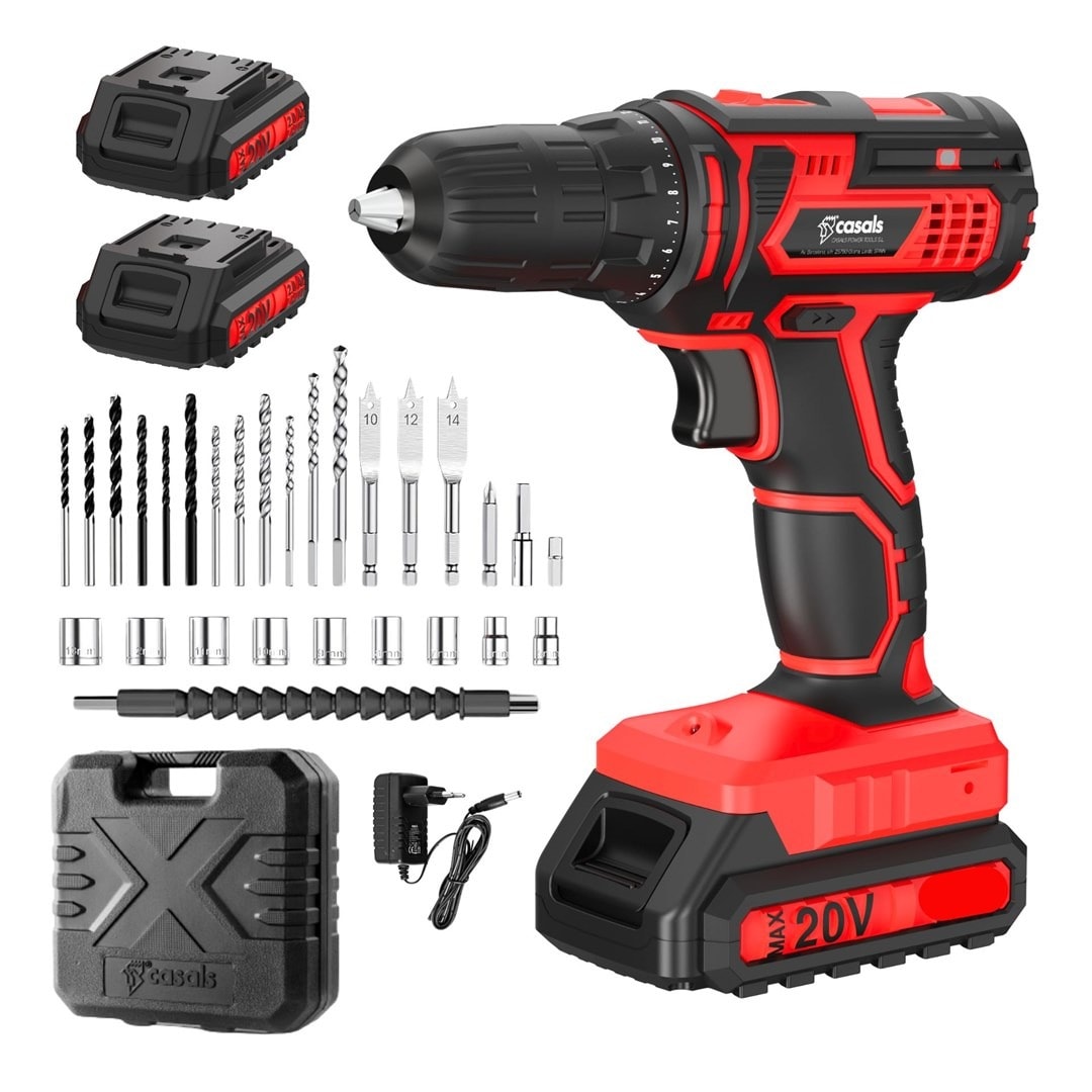 CASALS CID2051BCA 20V Cordless Impact Drill Driver - essential in every workshop