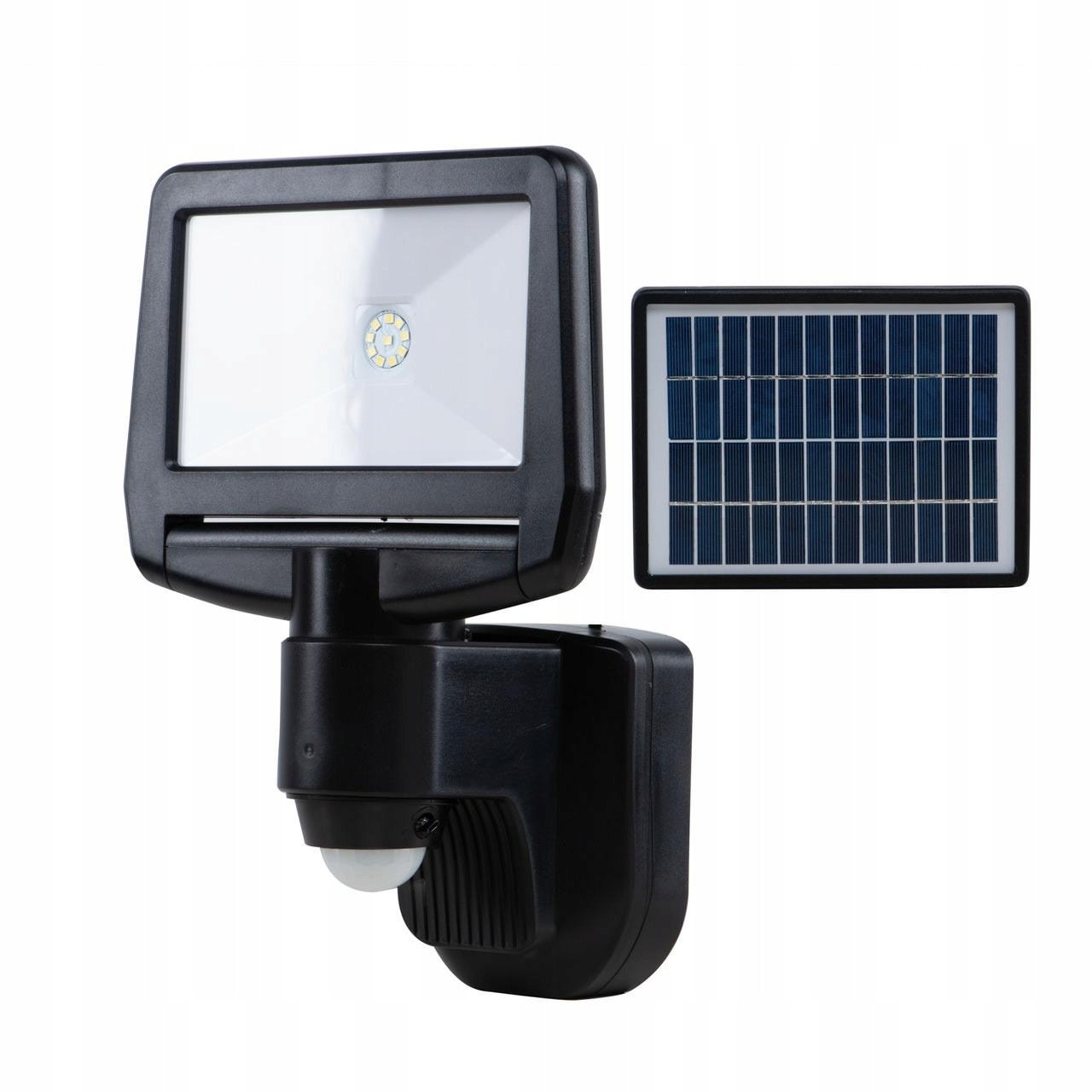 LED floodlight with sensor and solar panel - ideal for the garden