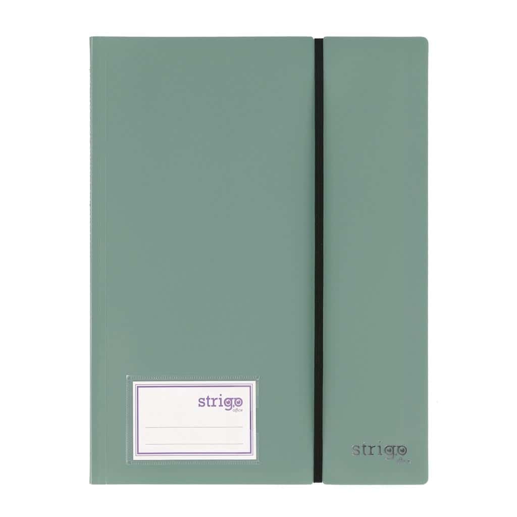 Strigo A4 Presentation Album - 20 sleeves with elastic band, ideal for presentations