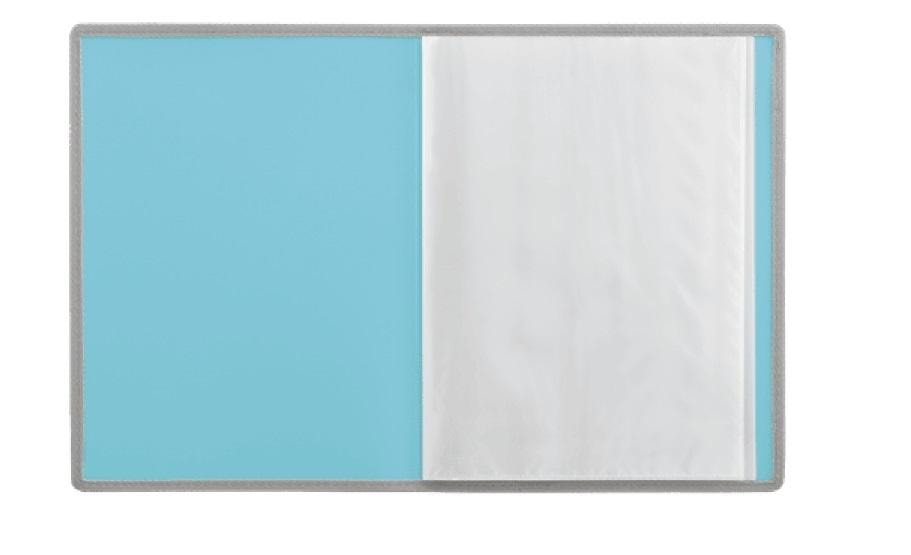 Foldermate A4 Presentation Album 20 Sleeves light blue - perfect for presentations