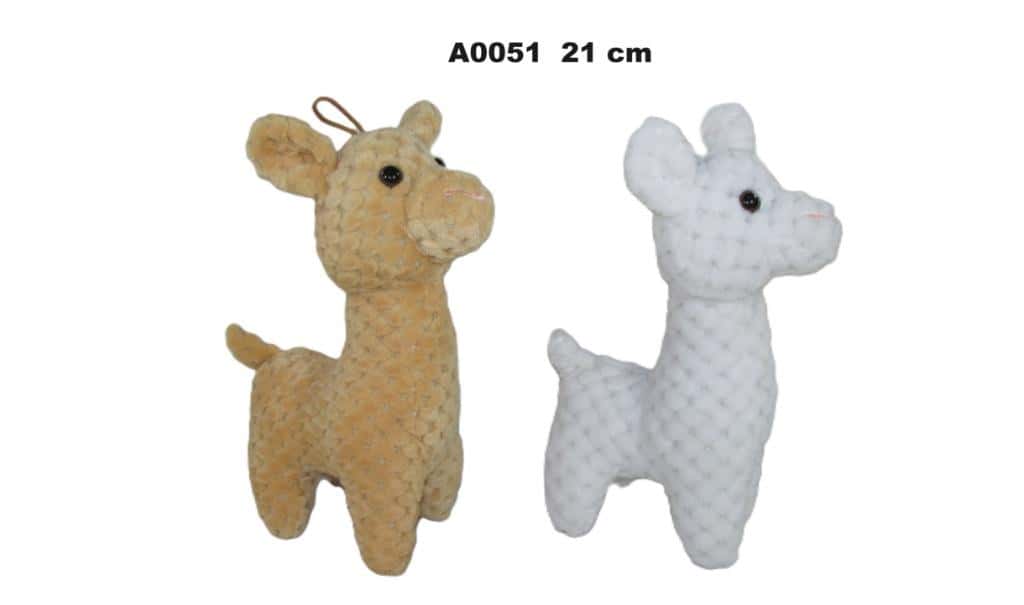 Alpaca plush toy MIX colors 21 cm - soft and cute