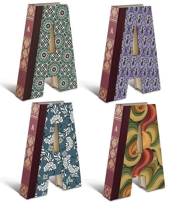 Alphabooks Notebook letter A - stylish and original