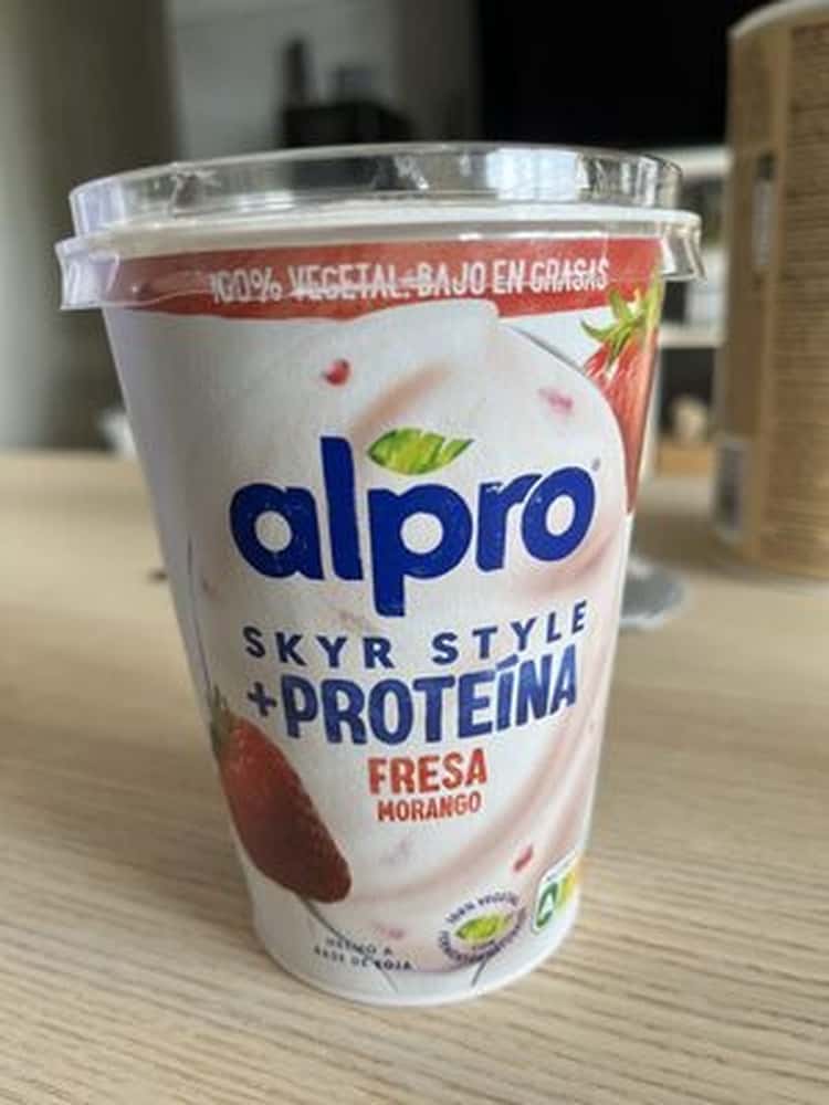 Alpro Skyr Style Protein Vegan Strawberry Yogurt 400g - Healthy Snack