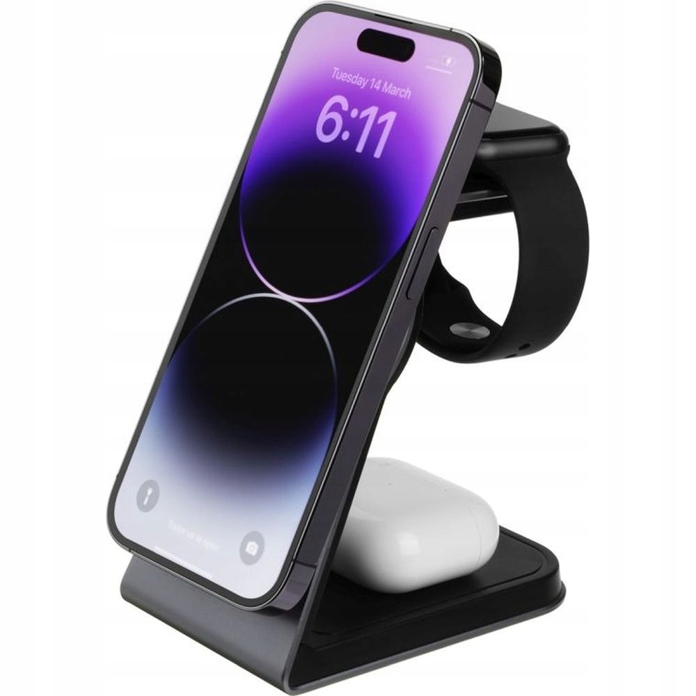 FIXED MagPowerstation ALU - 3-in-1 Charging Stand with Wireless Charging