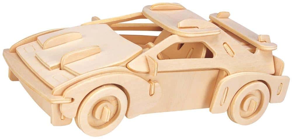 Gepetto 3D Wooden Puzzle Rally Car - perfect gift for motorsport fans