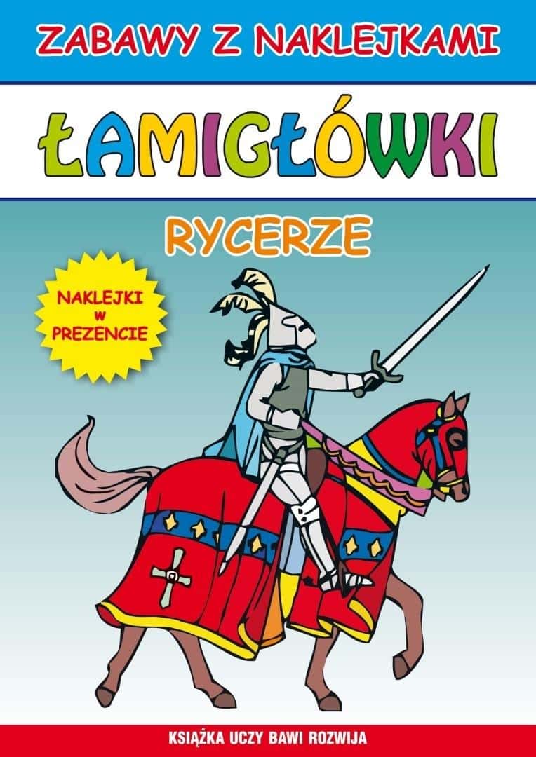 Beata Guzowska - Knightly Puzzles with Stickers - educational fun for children