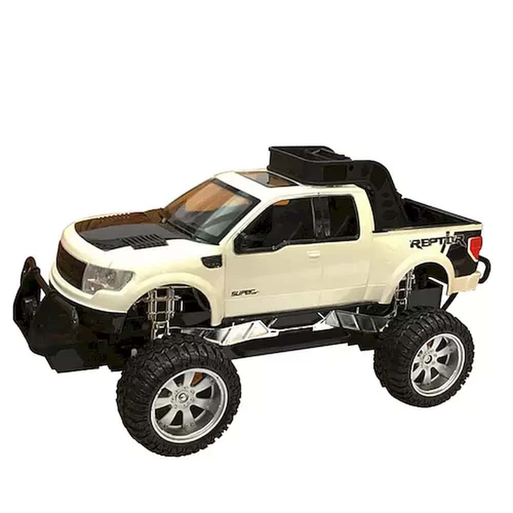 Anek Remote Controlled Car white - Driving, lights and sounds for kids