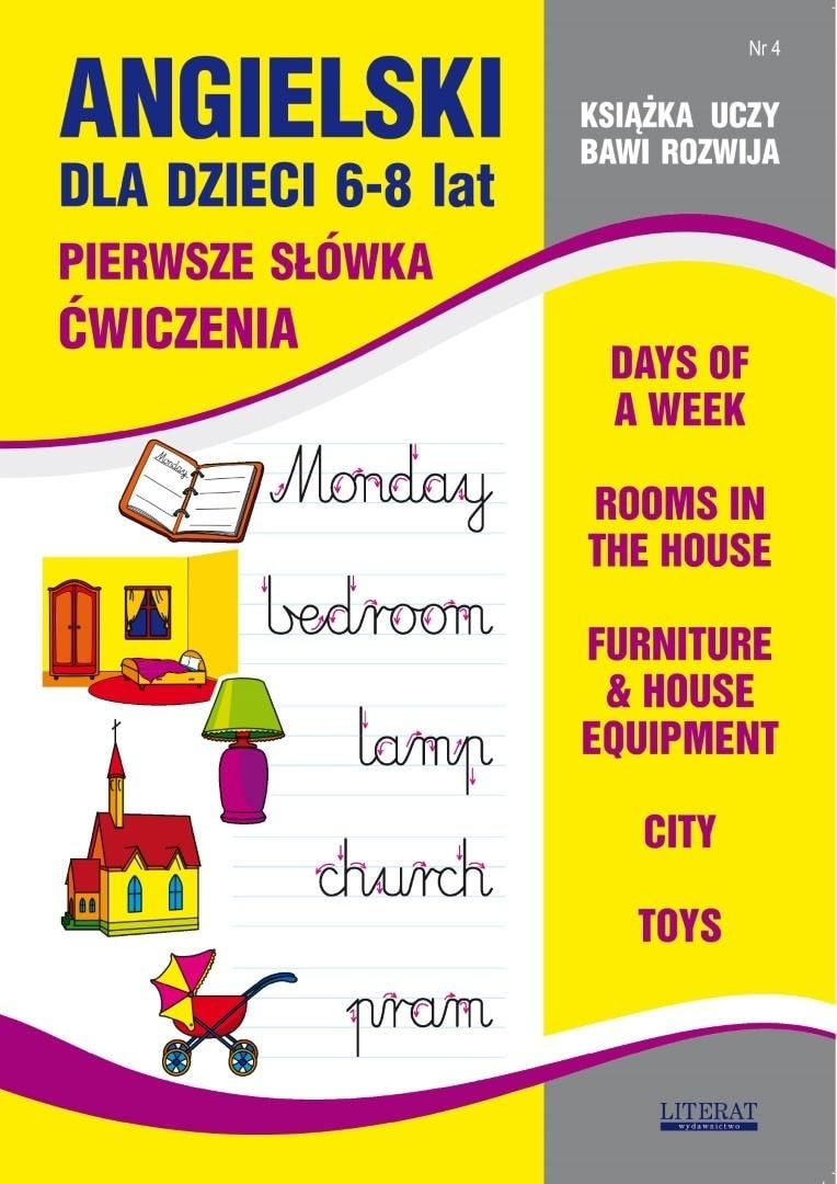 English for Children - Workbook 4 for 6-8 years - learning through play!