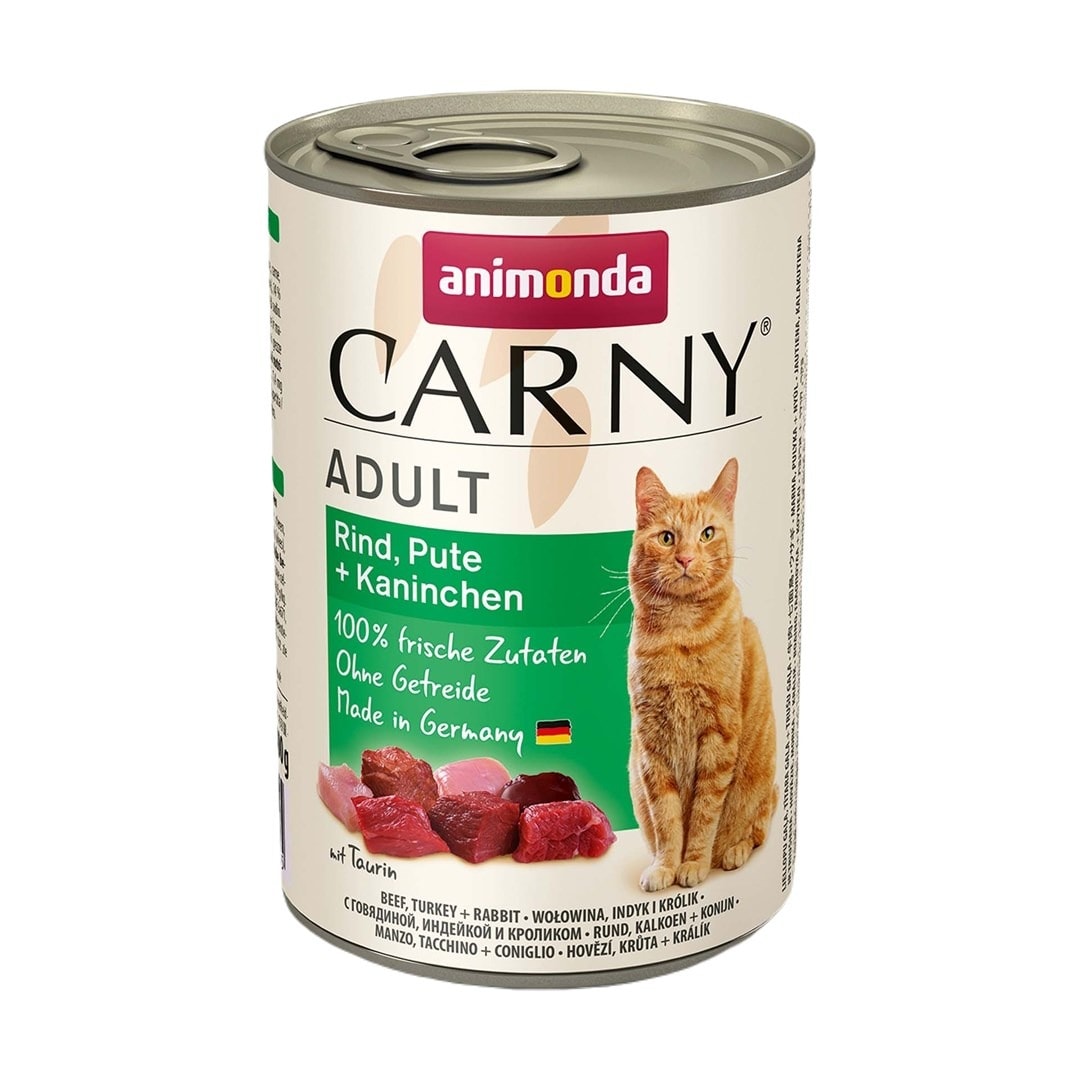 Animonda Carny Adult - Beef, turkey and rabbit - wet cat food 400g