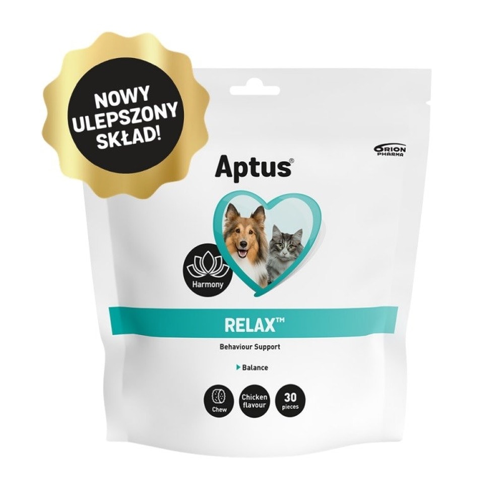 Aptus Relax - support for dogs and cats in stress and anxiety, 30 pieces