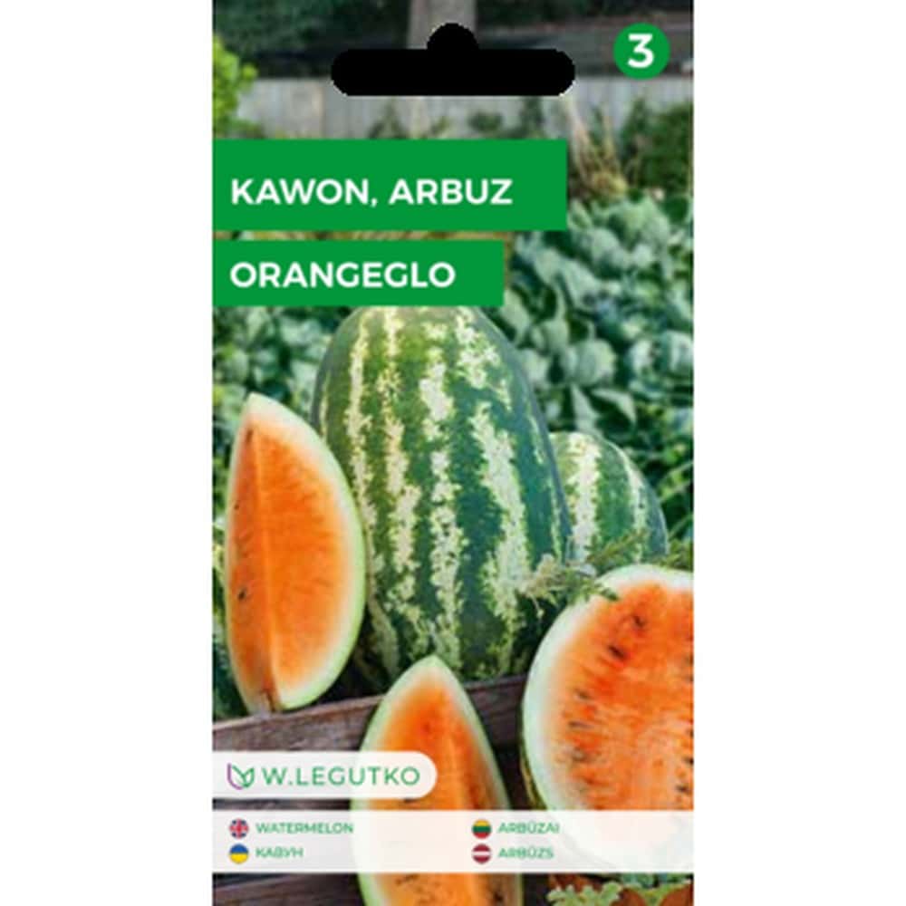 Watermelon Kawon Orangeglo - Orange flesh, perfect for summer