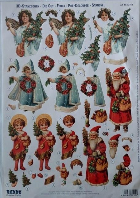 3D technique sheet die-cut - create your own compositions!