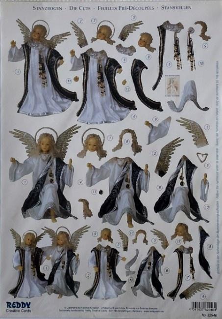 3D technique sheet die-cut A4 - perfect for creative projects