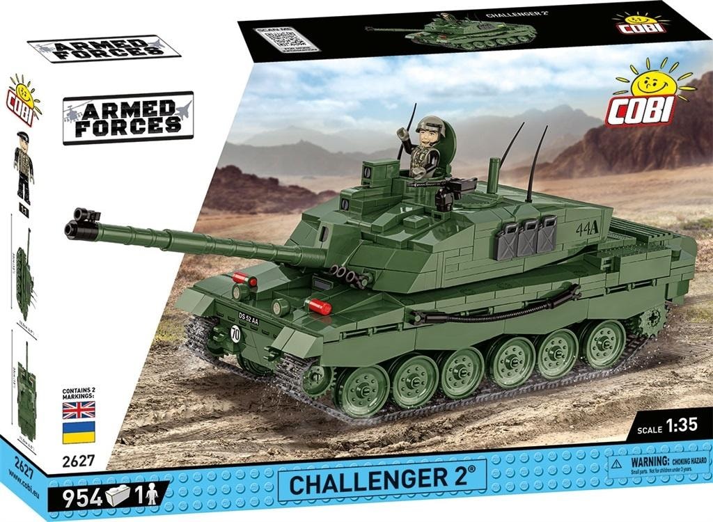COBI Challenger 2 Armed Forces - Construction blocks, 954 pieces for military fans