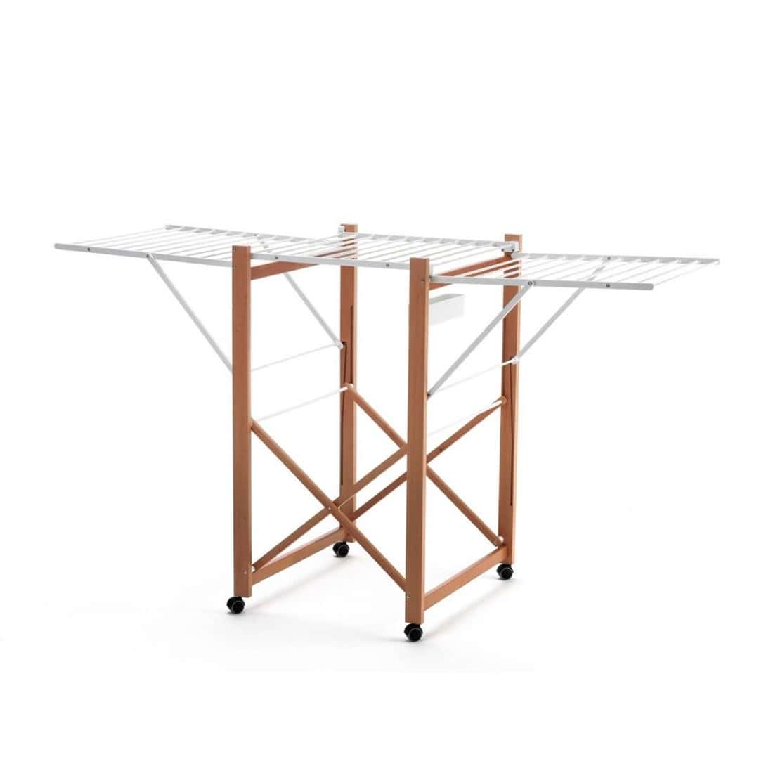 ARREDAMENTI AIRONE Clothes drying rack - 175 x 105 cm, brown - perfect for any home