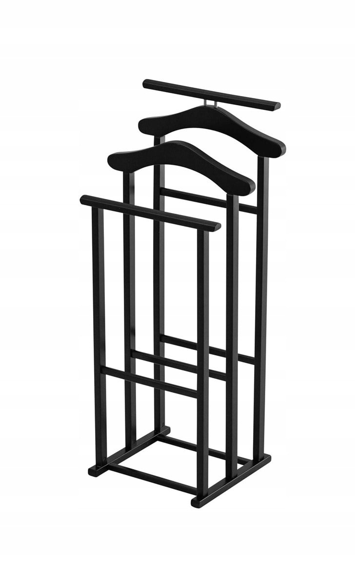 ARREDAMENTI MAXI Stojak na koszule i garnitur, 102 x 35 cm, Czarny