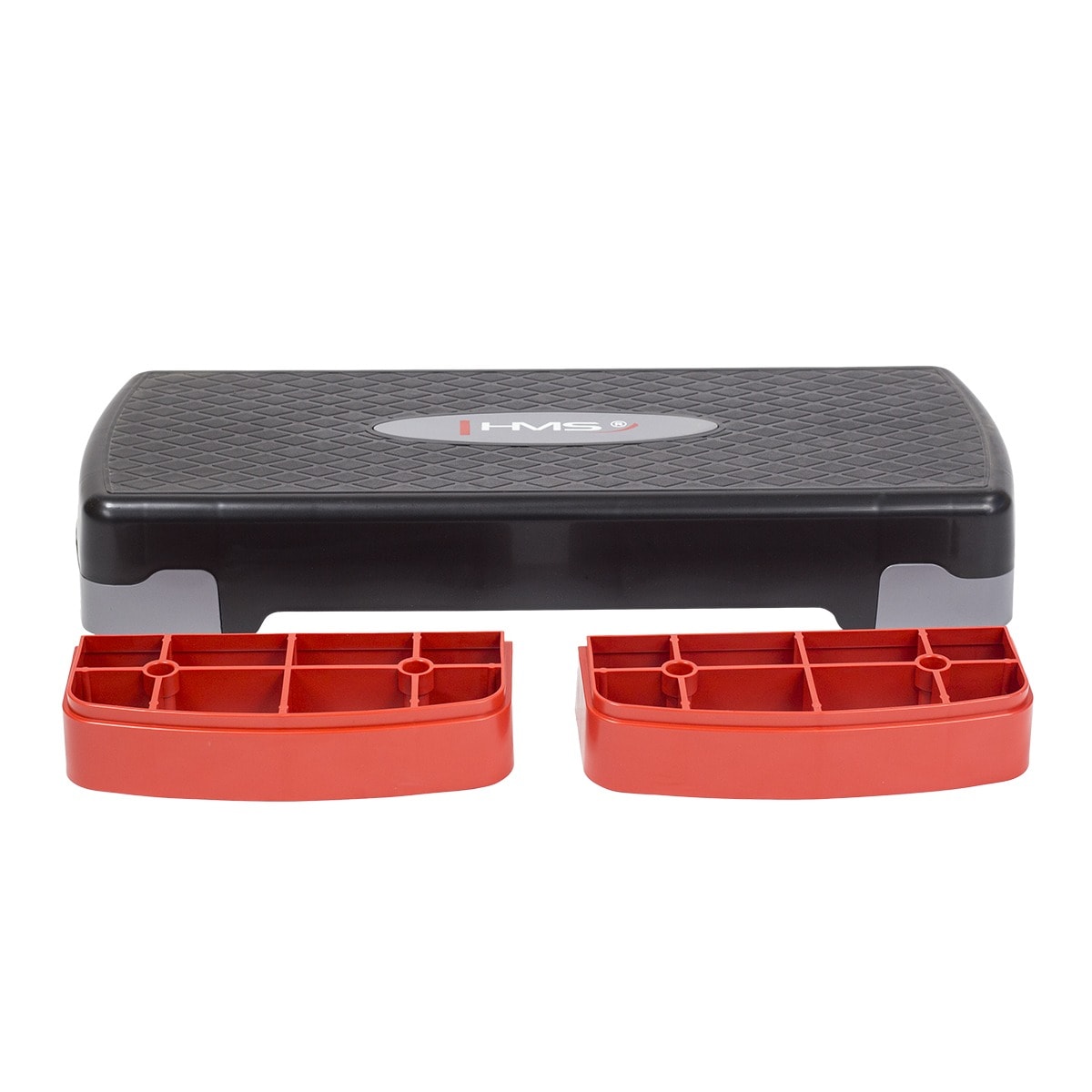 HMS Aerobic Stepper AS003 - black-gray-red ideal for exercises