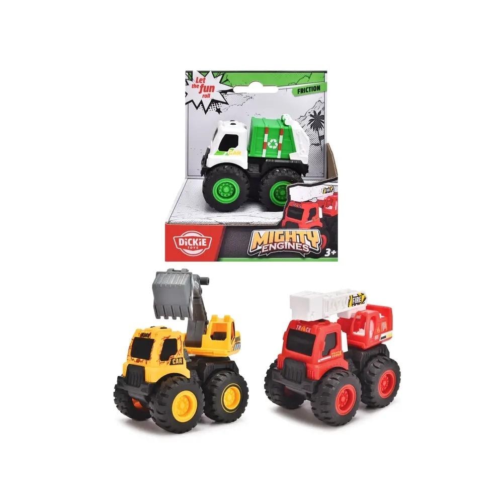 Dickie Toys Asphalt Heroes Mighty Engines Vehicle - 8.5 cm