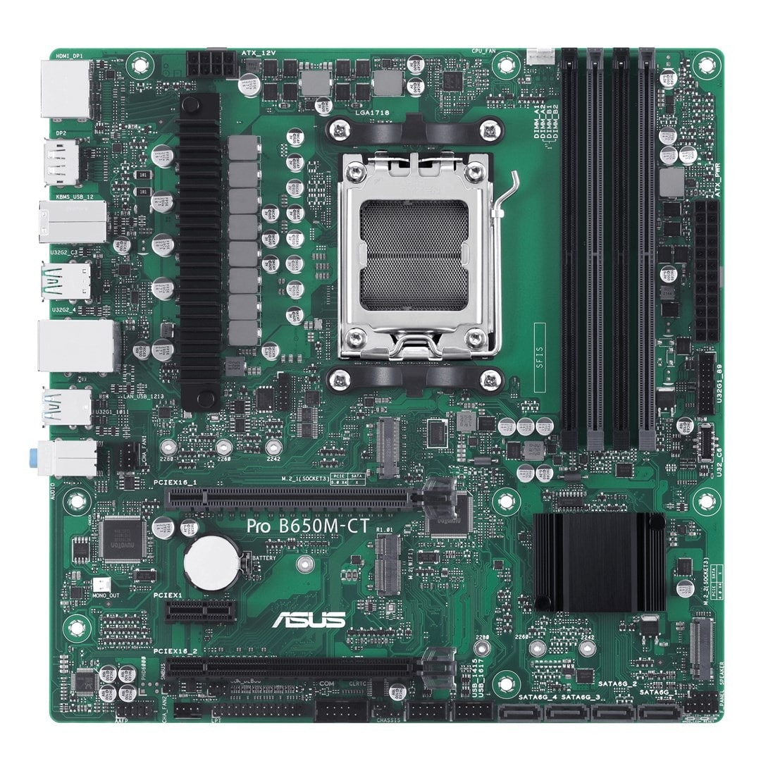 ASUS PRO B650M-CT-CSM - Micro ATX Motherboard AMD B650 Socket AM5