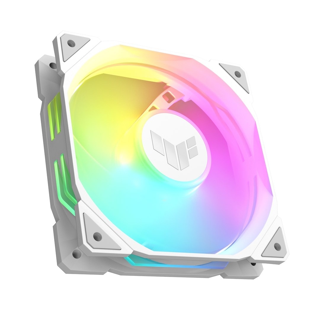 ASUS TUF GAMING TR120 ARGB REVERSE - White CPU Cooler for demanding users