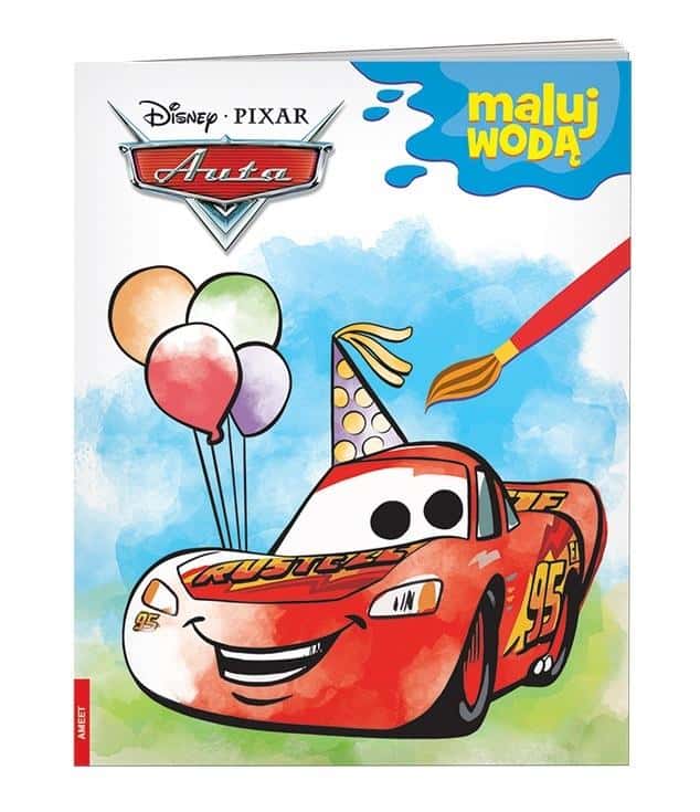Cars. Paint with water - coloring book with Disney characters - perfect as a gift