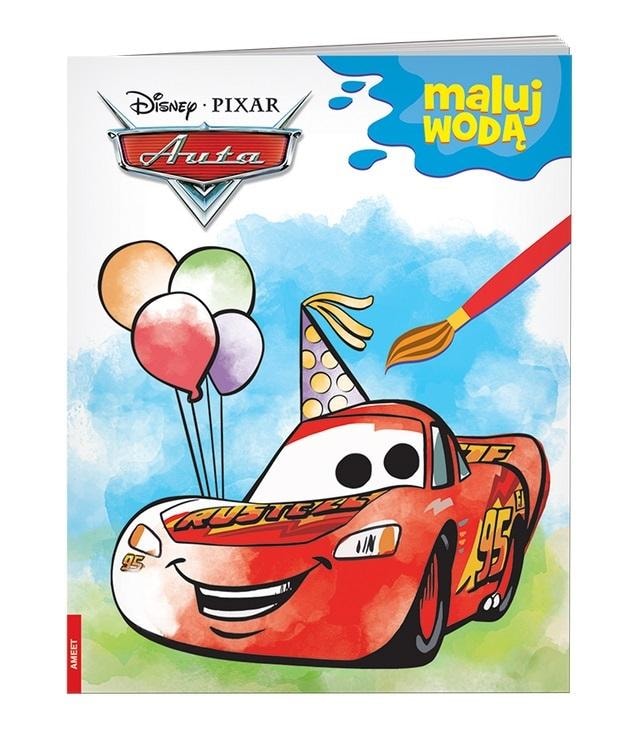 Cars. Paint with water - coloring book with Disney characters - perfect as a gift