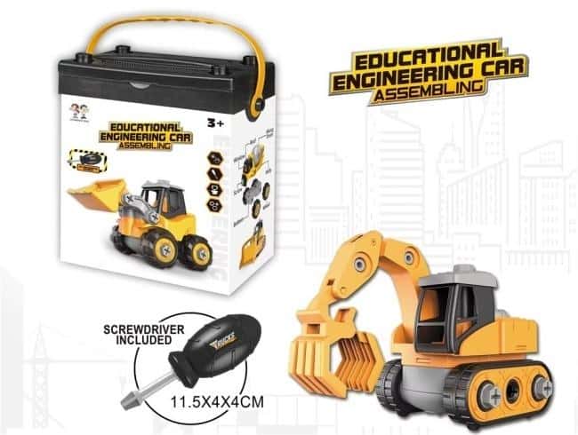Merkpol Disassembly Car - educational excavator for young engineers