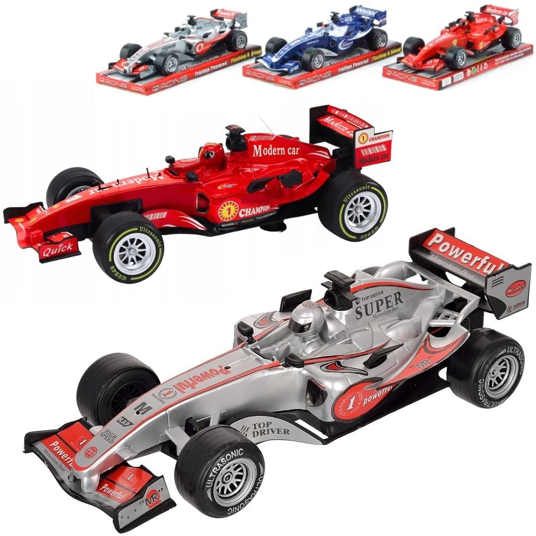 Racing F1 Formula car with light and sound - feel the speed!