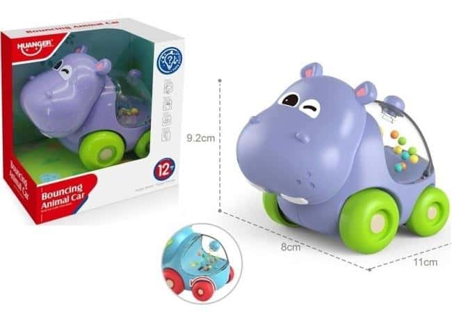 HUANGER Hippo Car - interactive toy for toddlers