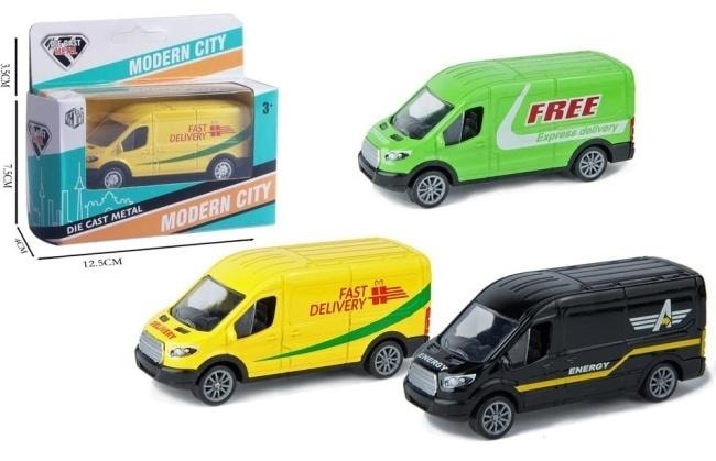 Metal car with pull-back drive - perfect gift for little motorsport fans!